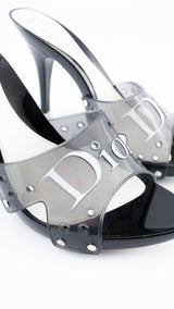 Dior Logo Jelly Heels - EU 39
