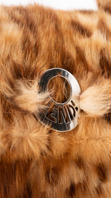 Fendi Leopard Print Fur Bag