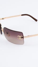 Chanel Rimless Sunglasses