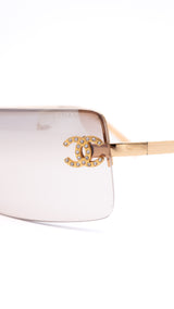 Chanel 4104 Rimless Sunglasses
