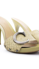 Dior Snakeskin Heels