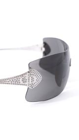 Dior "Alek" Swarovski Embellished Sunglasses