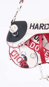 Dior Hardcore Pierced Saddle Bag