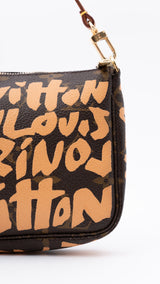 Louis Vuitton X Stephen Sprouse Monogram Graffiti Pochette