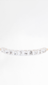 Dior Crystal Embellished Logo Choker