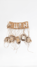 John Galliano Shearling Tassel Belt