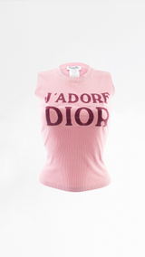 J'adore Dior Ribbed Tank Top