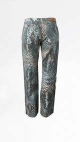 Roberto Cavalli Snake Print Trousers