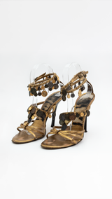 Roberto Cavalli Coin Heels