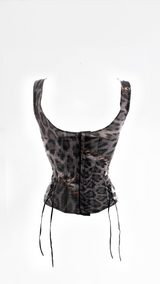 Roberto Cavalli Leopard Corset