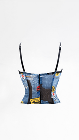 Dior Miss Diorella Trompe L'oeil Bustier Corset Top