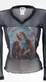 Dolce & Gabbana Virgin Mary Mesh Top