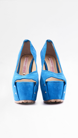 Gianmarco Lorenzi Suede Heels - EU 38