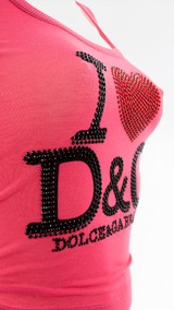 Dolce & Gabbana Rhinestone Tank Top
