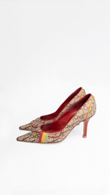 Dior Monogram Rasta Heels