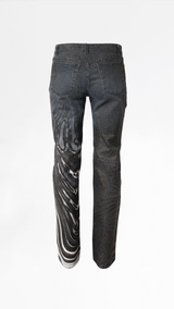 Roberto Cavalli Zebra Print Trousers