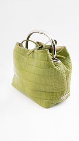 Prada Cleo Crocodile Mini Bag