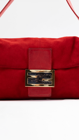 Fendi Suede Baguette