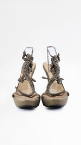Vicini Giuseppe Zanotti Lizard Heels - EU 36