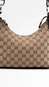 Gucci Monogram Lock Hobo Bag