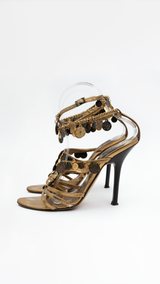 Roberto Cavalli Coin Heels