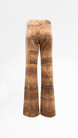Cavalli Snakeskin Trousers