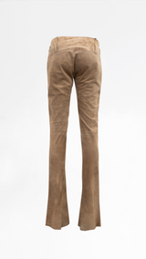 Dolce & Gabbana Suede Flare Trousers