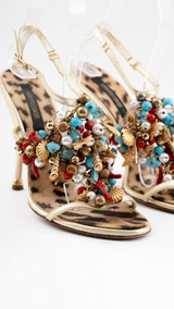 Roberto Cavalli Seashell Heels - EU 37