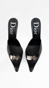 Dior Leather Gambler Heels - EU 35