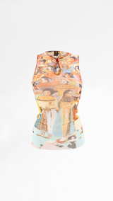 Jean Paul Gaultier Soleil Mesh Tank Top