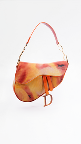 Dior Leather Saddle Bag