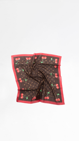 Louis Vuitton X Takashi Murakami Monogram Cherry Scarf
