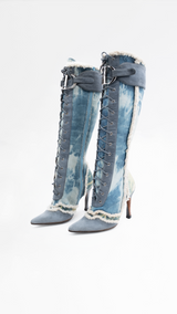 Dior Shearling CD Logo Boots