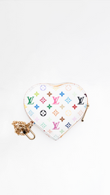 Louis Vuitton X Takashi Murakami Monogram Heart Pouch