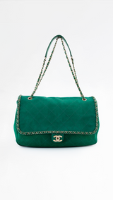 Chanel X Pharrell Williams Suede Lambskin XXL Flap Bag