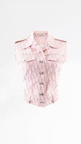 Dior Monogram Sleeveless Jacket