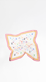 Louis Vuitton X Takashi Murakami Monogram Scarf