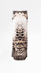 Roberto Cavalli Cheetah Print Maxi Skirt