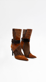 El Dantes Pony Patchwork Boots