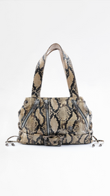 Chrome Hearts JJ Dean Python Snakeskin Leather Bag