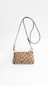 Gucci Monogram Crossbody Pochette