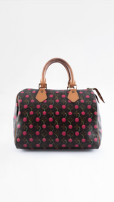 Louis Vuitton X Takashi Murakami Monogram Cherry Cerises Speedy 25