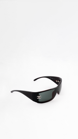 Chanel CC Rhinestone Sunglasses