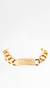 Dior ID Tag Curb Choker