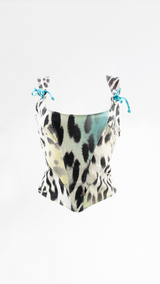 Cavalli Leopard Print Corset