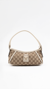 Gucci Monogram D-Ring Abbey Shoulder Bag