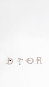 Dior Spell Out Crystal Rings