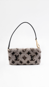 Louis Vuitton Monogram Mink Milla MM Pochette