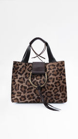 Dolce & Gabbana Leopard Print Pony Hair Bag
