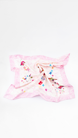 Louis Vuitton X Takashi Murakami Panda Wave Silk Scarf